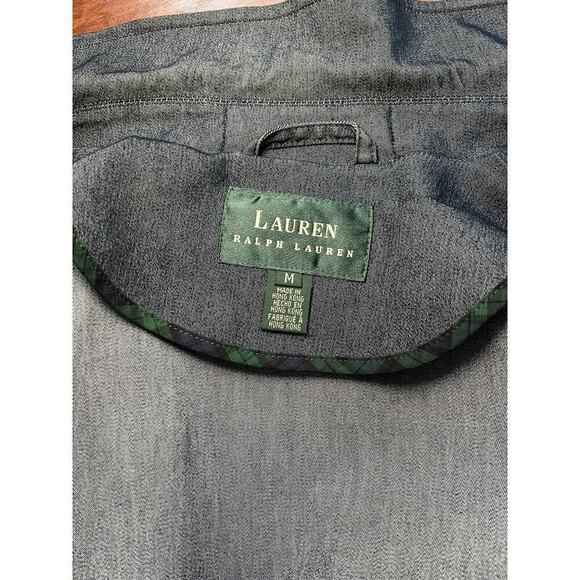 RALPH LAUREN Womens Button Front Long Sleeve Jean Jacket Coat M Blue - Picture 8 of 11